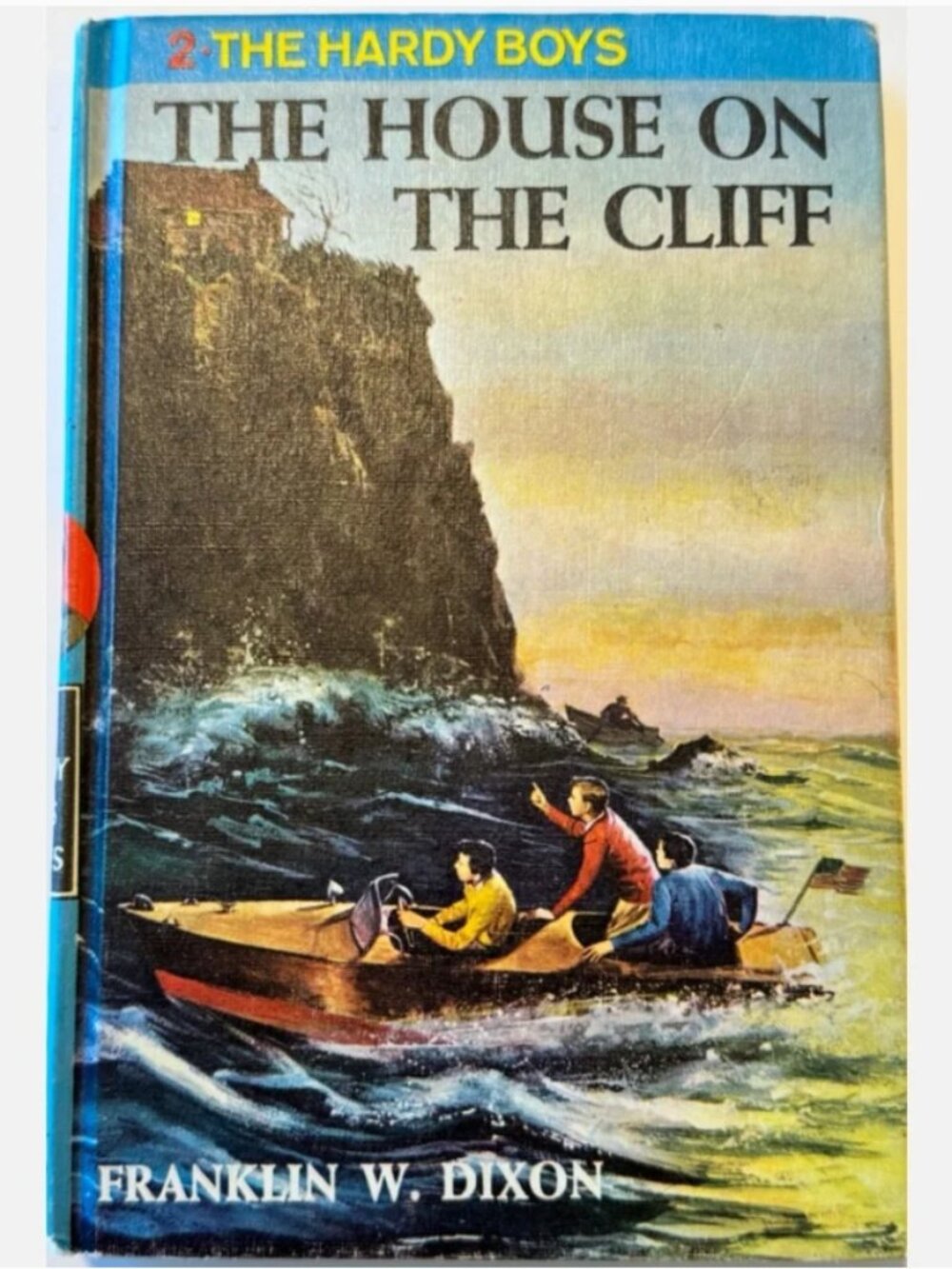 Vintage Hardy Boys #2 THE HOUSE ON THE CLIFF Classic Mystery 1959